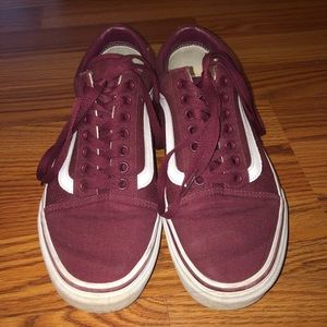 Maroon Vans